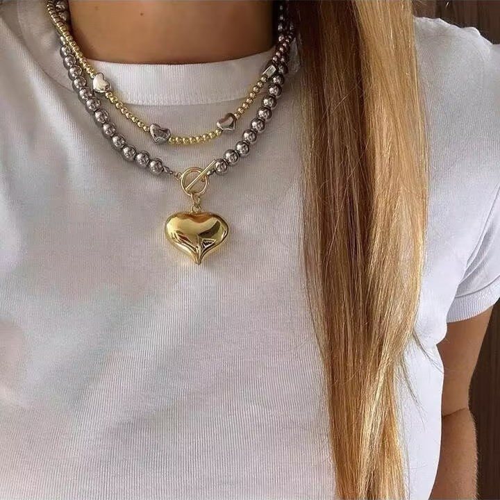 Collares de Corazón con Diseño Sofisticado