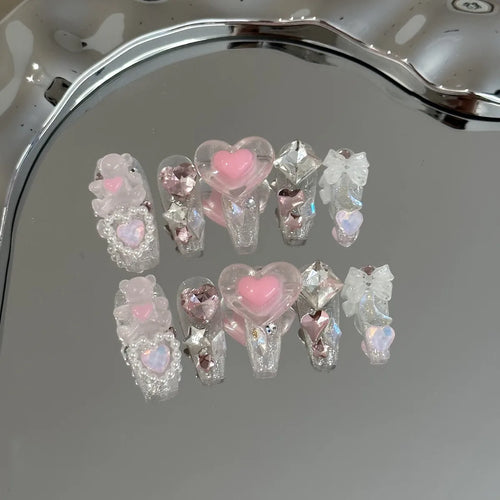 Accesorios de Uñas con Corazones - Imagen 2