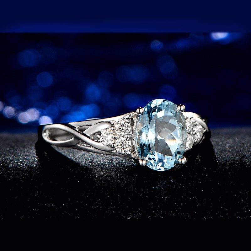 Anillo de Zafiro Elegante